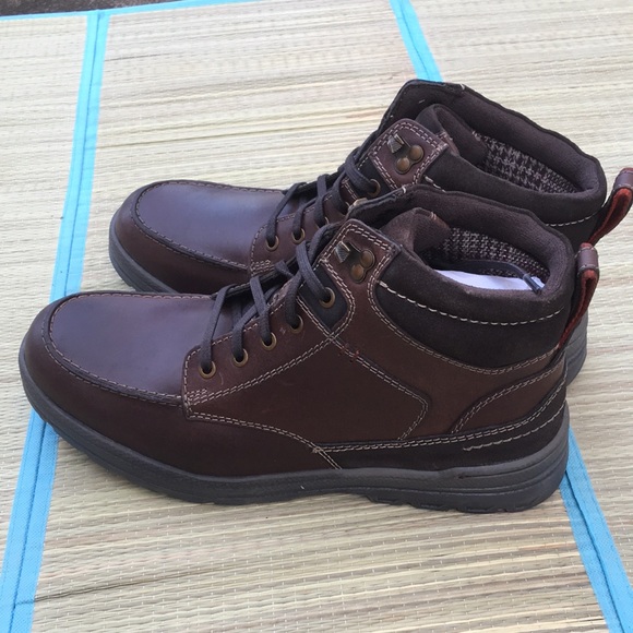 Nordstrom Reserved Footwear Lace-Up Mid Boot Brown